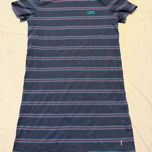 Vans Blue and Pink T-Shirt dress xs